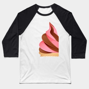 Ice Cream Cone Baseball T-Shirt